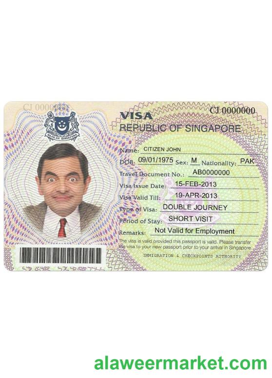 SINGAPORE visa
